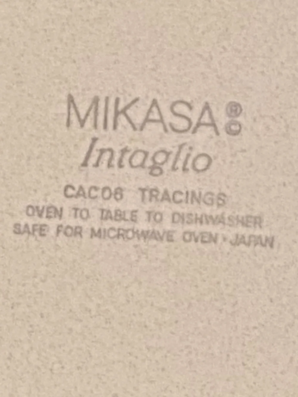 Mikasa Intaglio Tracings Serving Bowl Vegetable Baking Dish  CACO6 - 2 available
